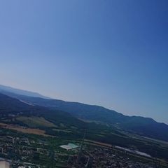 Flugwegposition um 14:26:44: Aufgenommen in der Nähe von Okres Prievidza, Slowakei in 629 Meter